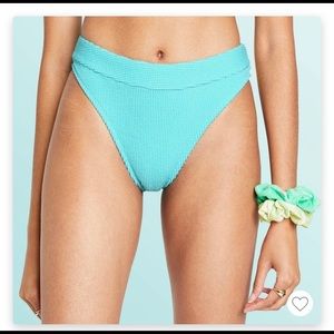 Rare Stoney Clover Lane x Target High Waist Puckered Bikini Bottom LARGE